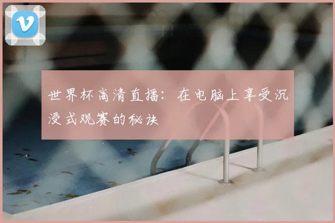 世界杯高清直播:在电脑上享受沉浸式观赛的秘诀