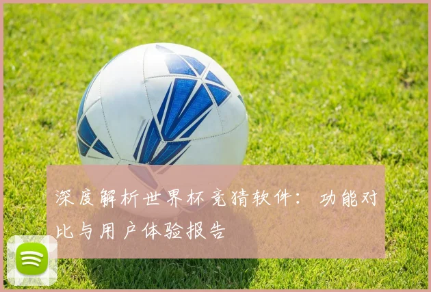 深度解析世界杯竞猜软件：功能对比与用户体验报告